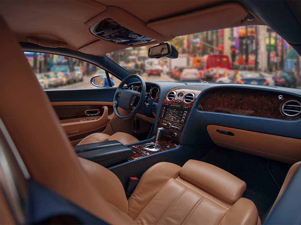 Bentley luxury two tone interior