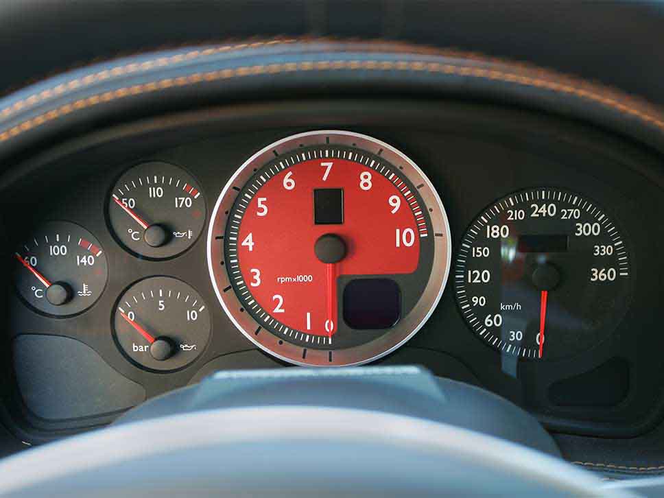 Ferrari speedometer