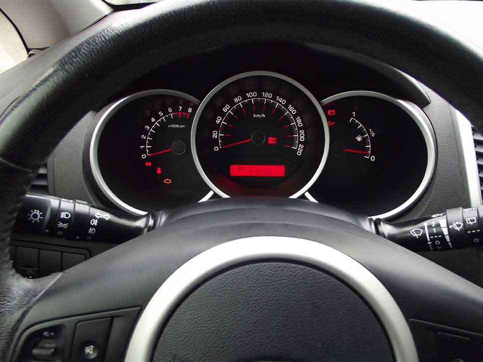 Kia speedometer
