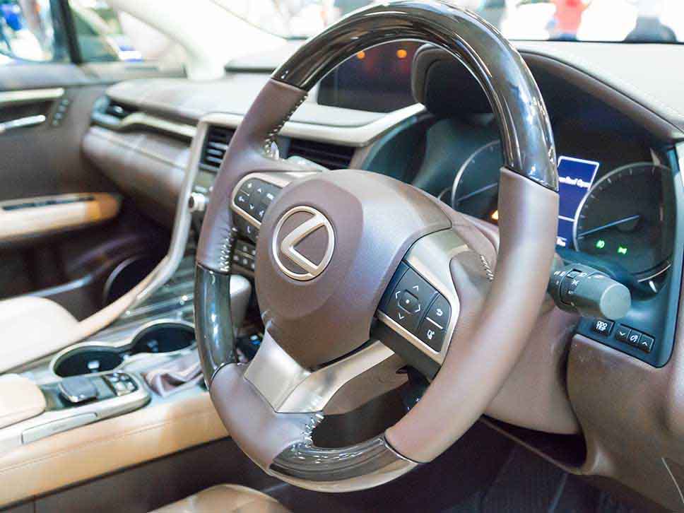 Lexus steering wheel