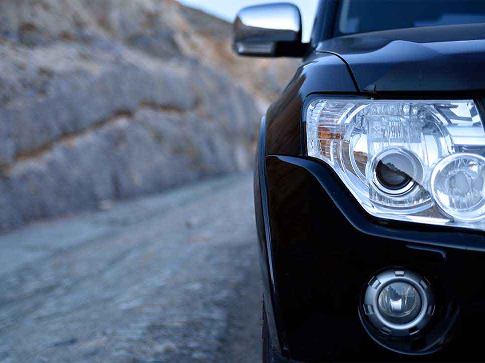 Mitsubishi headlight