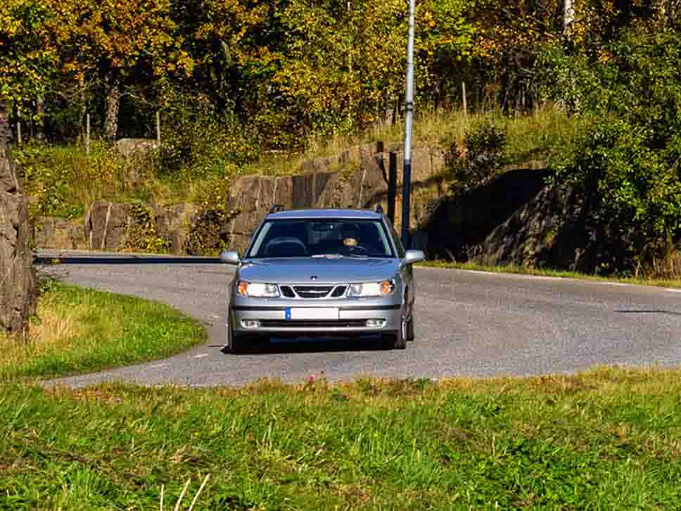 Silver Saab