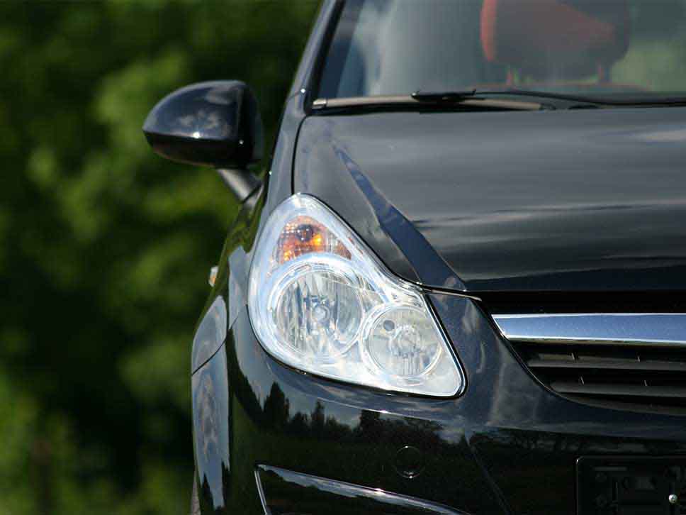 Vauxhall Corsa headlight
